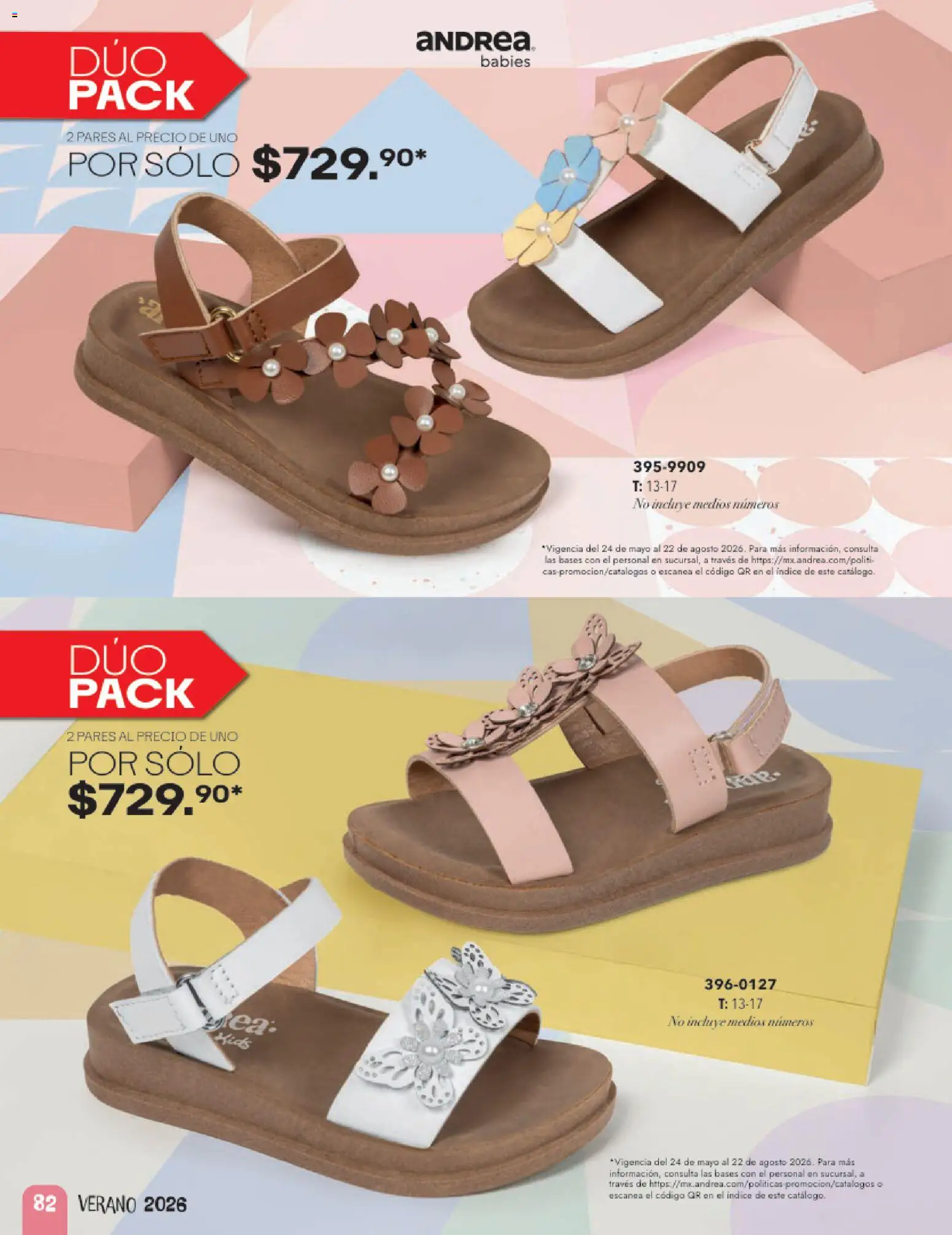 Nuevas ofertas de Andrea válidas en toda la República Mexicana desde el 24.05.2026. ¡Encuentra las mejores ofertas en Andrea catálogo Infantil Baby! | Página: 6