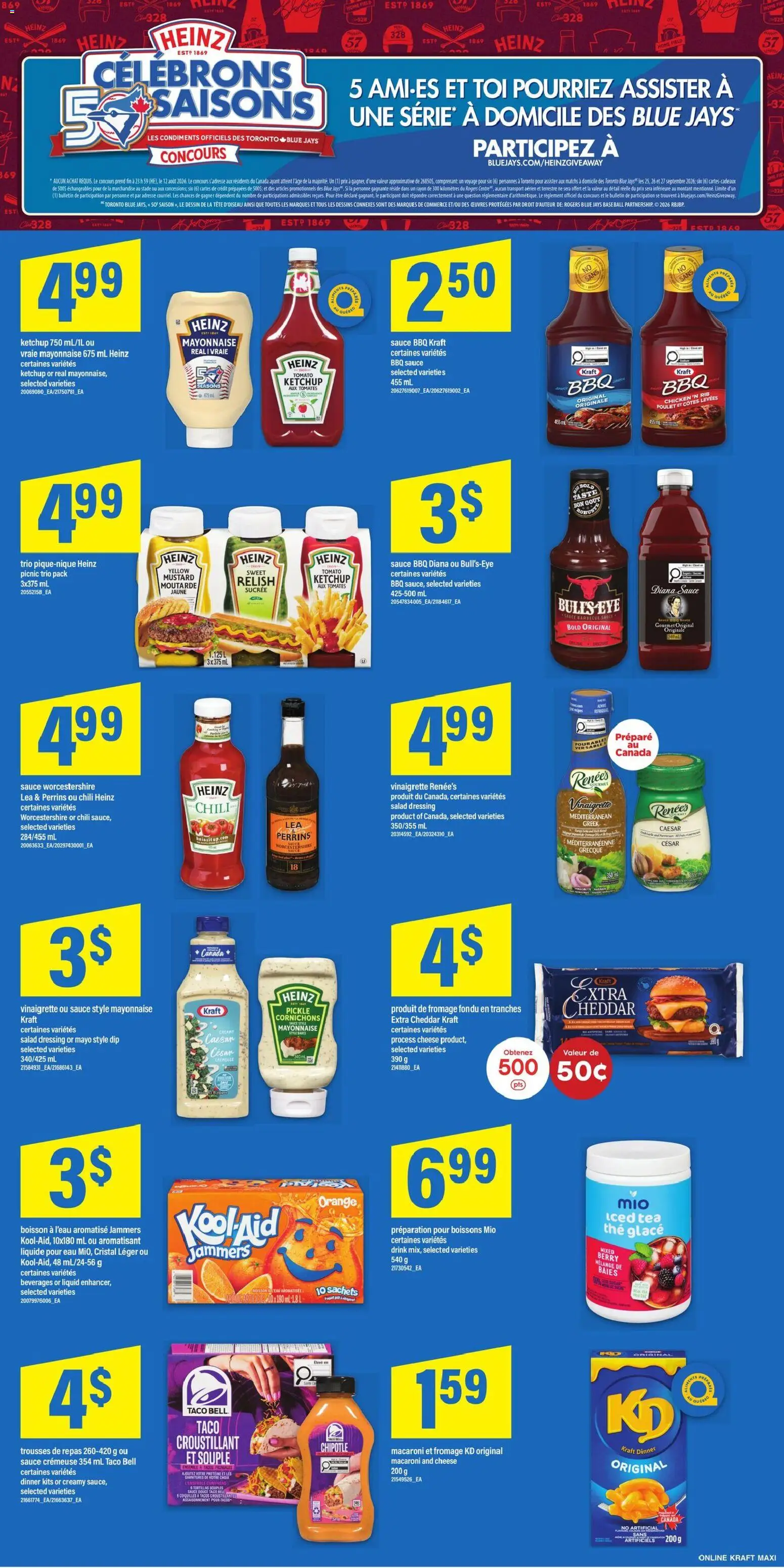 Maxi flyer valid from Jul 30, 2026 | Page: 12 | Products: Tea, Salad, Cheese, Chicken