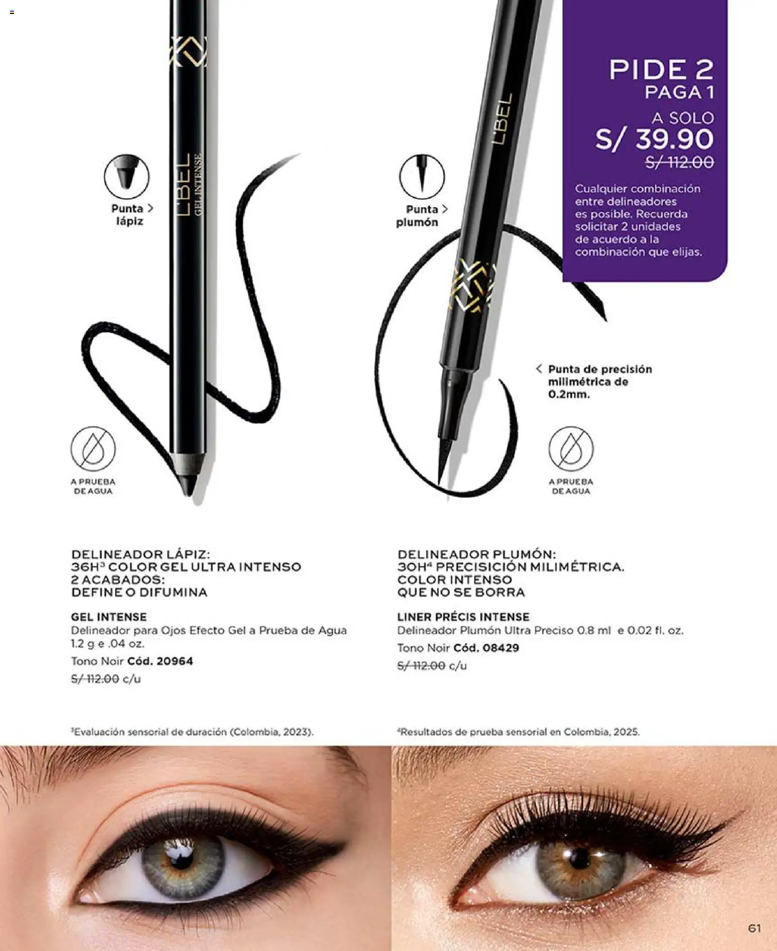 Catálogo L'Bel válido desde 16.05.2026 | Página: 65 | Productos: Delineador