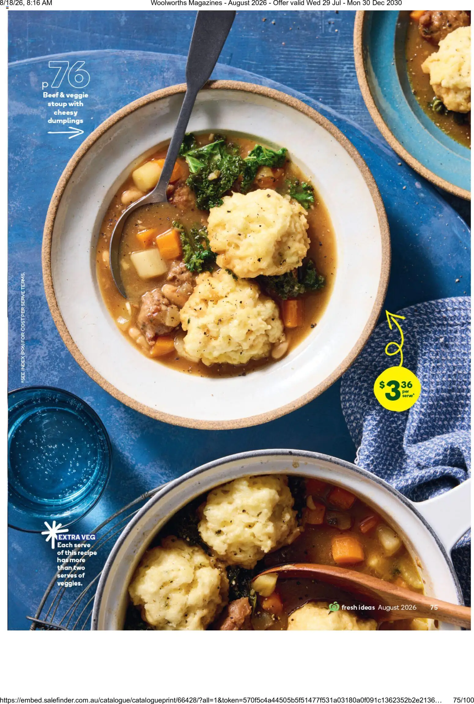 Woolworths catalogue - valid from 01/08/2026 | Page: 75 | Products: Beef