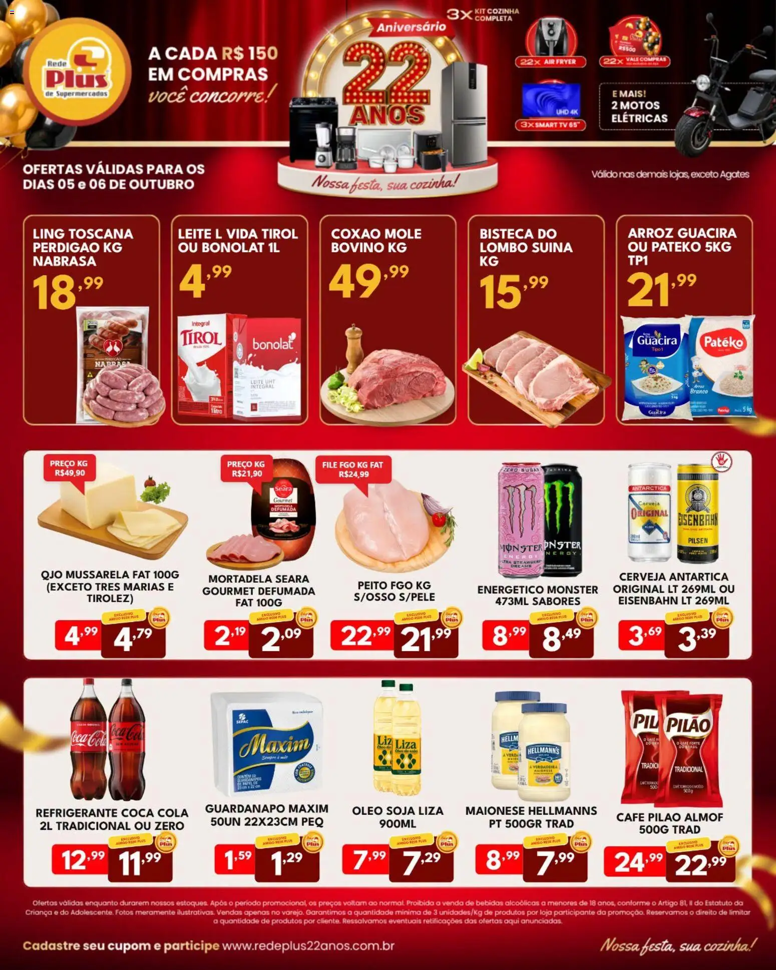 Rede Plus Supermercados Folheto - válido de 05/10/2026 | Página: 1