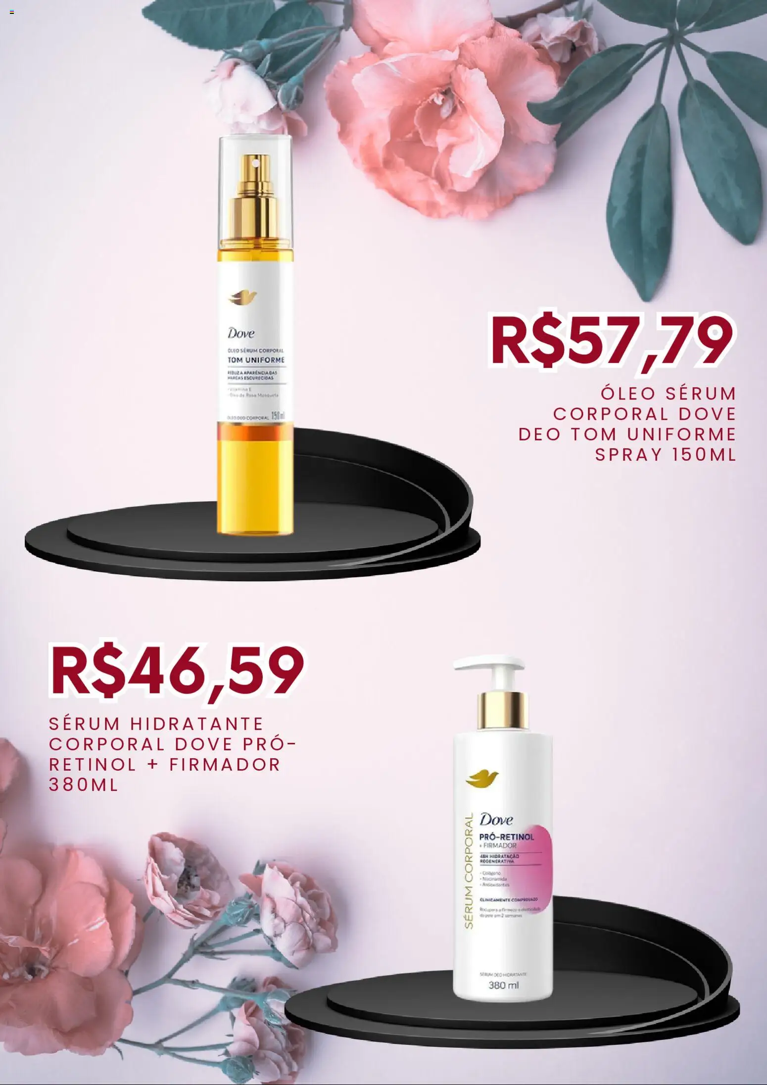 Drogasil Folheto - válido de 31/08/2026 | Página: 3 | Produtos: Hidratante corporal, Óleo, Sérum, Dove