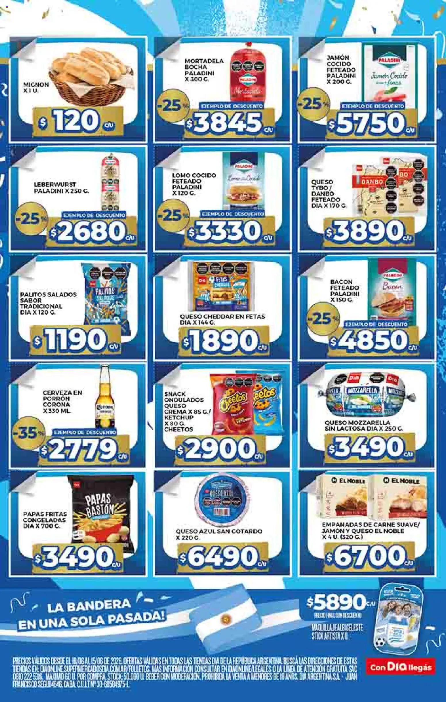 Supermercado DIA Ofertas │ válido desde el 10.06.2026 | Página: 6 | Productos: Ketchup, Queso crema, Cerveza, Papas fritas