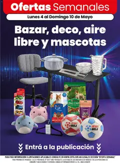 Vista previa Coto - Ofertas Bazar, deco, aire libre y mascotas válido desde el 04.05.2026