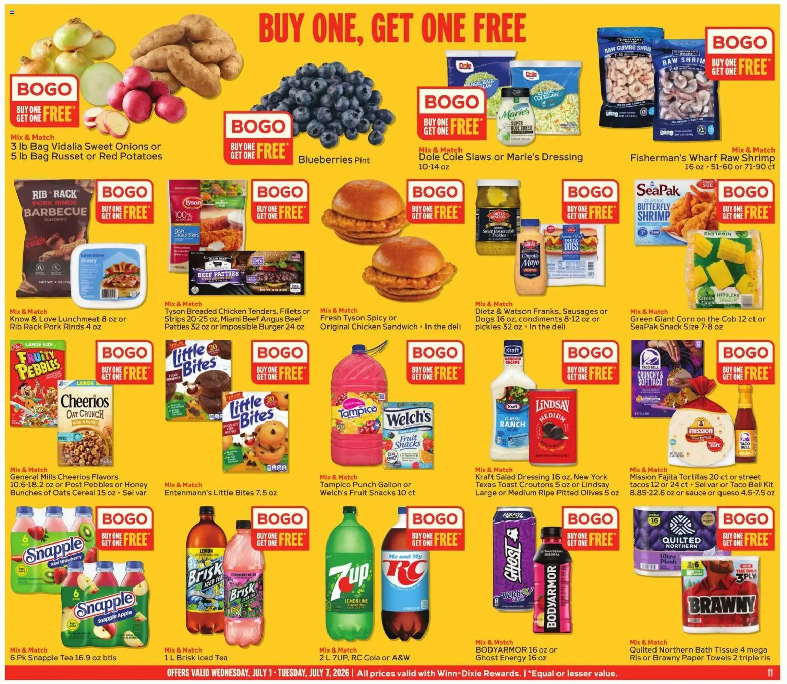 Winn Dixie Weekly Ad - valid from 07/01/2026 | Page: 11