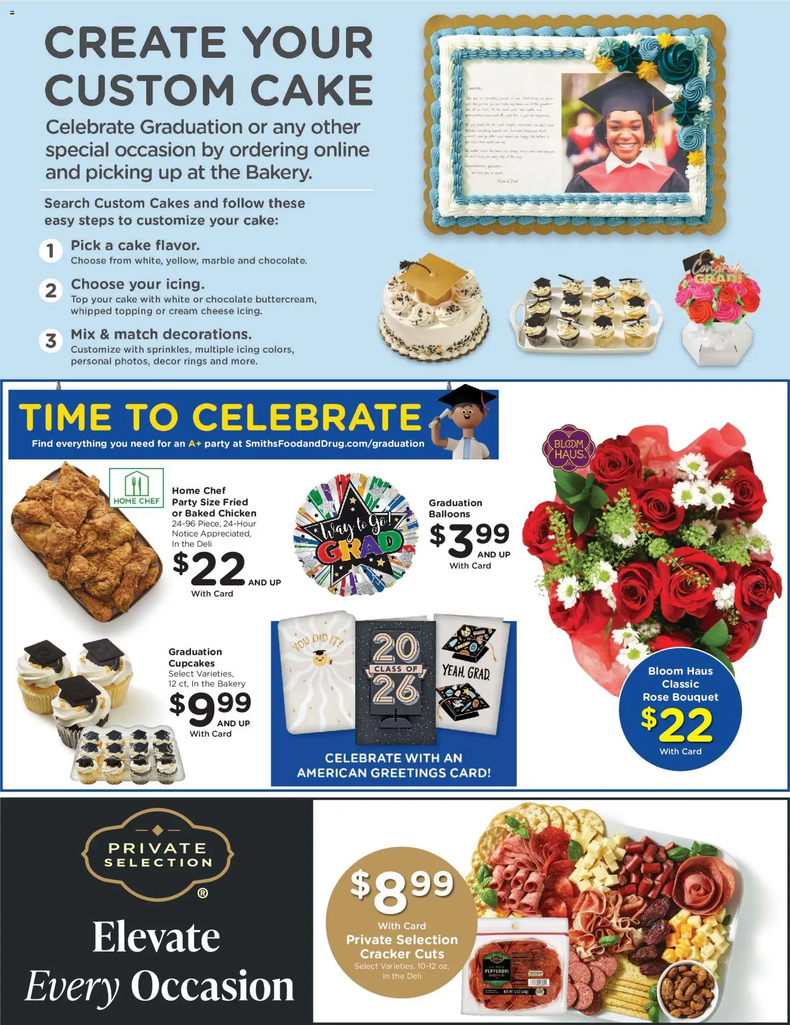 Smith's Weekly Ad - valid from 27.05.2026 | Page: 8 | Products: Bakery, Cheese, Chocolate, Cream