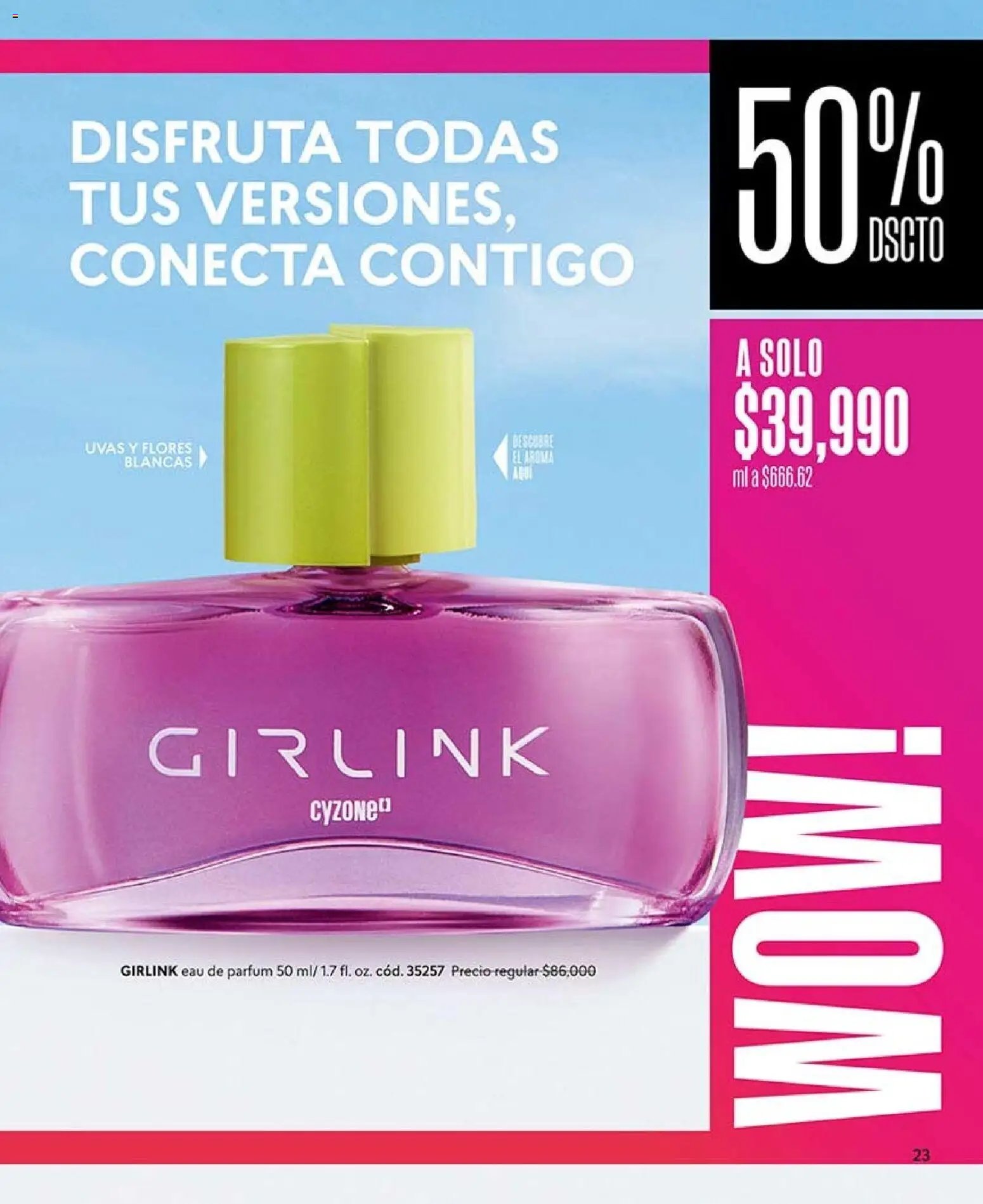 CyZone revista - valida desde el 10/08/2026 | Página: 23 | Productos: Flores, Uvas