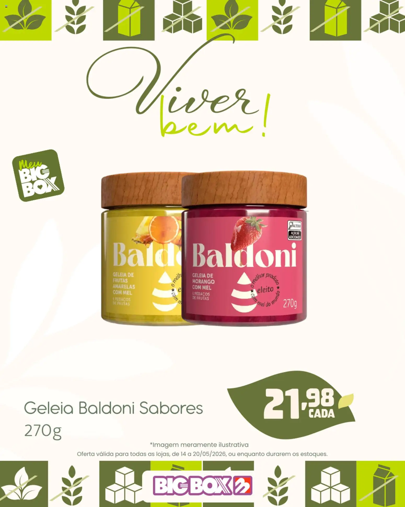 Big Box Folheto - válido de 14.05.2026 | Página: 3 | Produtos: Mel, Geleia, Açúcar