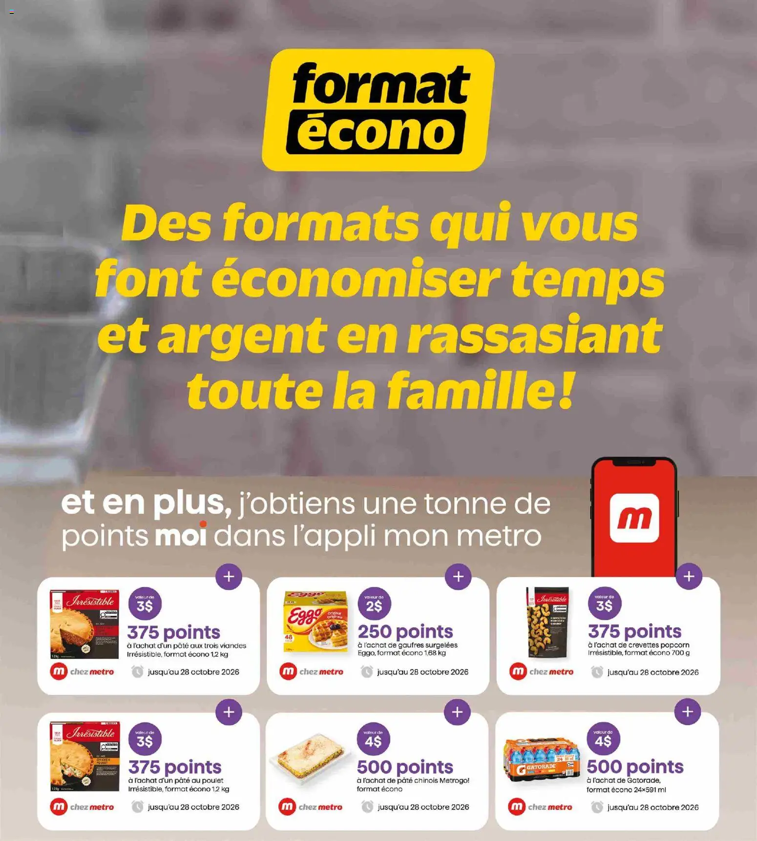 Metro flyer valid from Oct 1, 2026 | Page: 7 | Products: Pâté, Popcorn