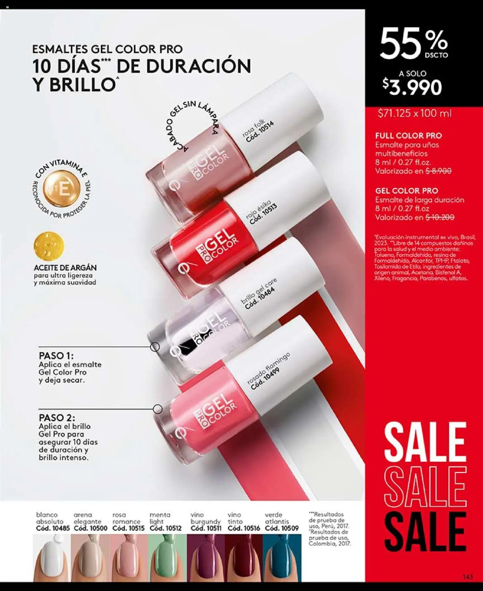 Catálogo Ésika Campaña x │ válido desde el 29.04.2026 | Página: 143 | Productos: Brillo, Vino, Aceite