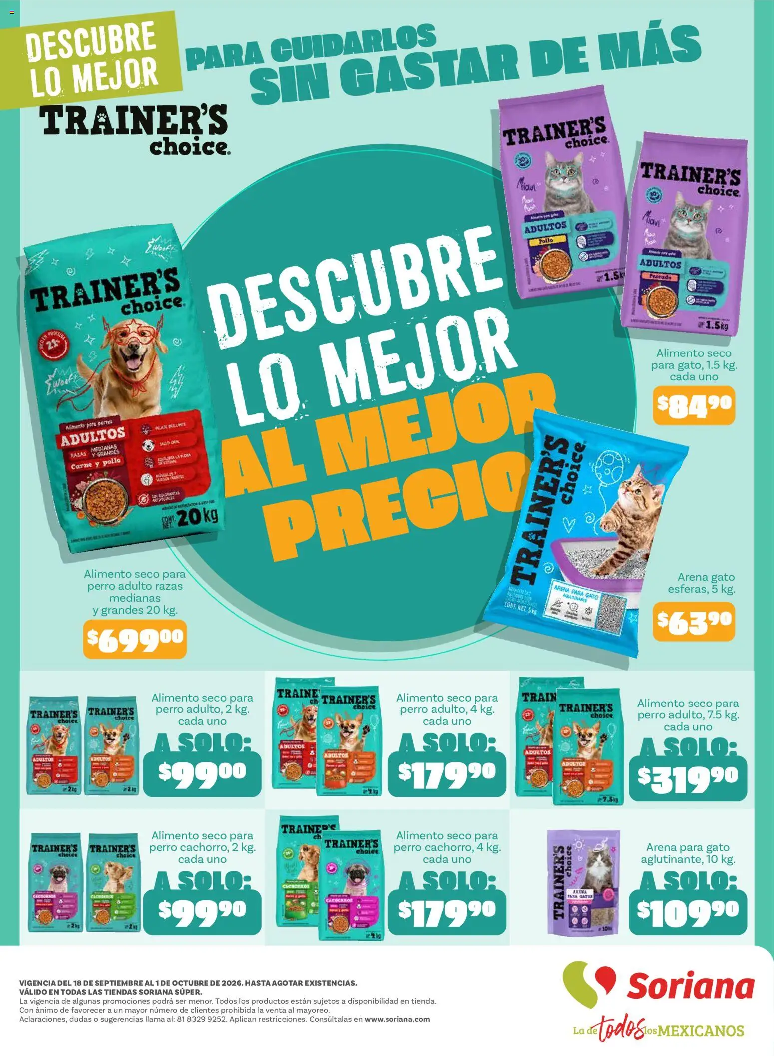 Nuevas ofertas de Soriana válidas en toda la República Mexicana desde el 18/09/2026. ¡Encuentra las mejores ofertas en Soriana Descubre lo mejor al mejor precio Súper Nacional! | Página: 19 | Productos: Pollo, Carne
