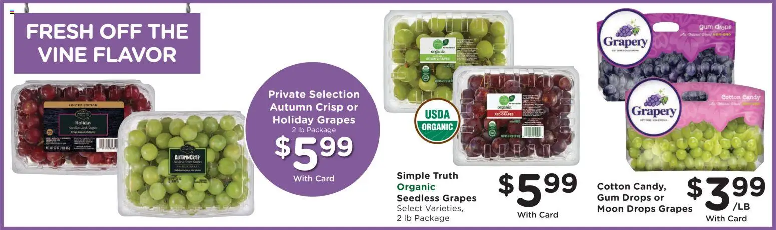 King Soopers Weekly Ad - valid from 09/02/2026 | Page: 10 | Products: Candy, Grapes, Seedless grapes