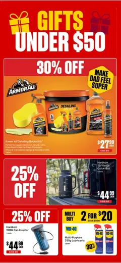 Preview of Supercheap Auto catalogue - valid from 12/08/2026 | Page: 3 | Products: Bucket, Sponge, Multipurpose, Kettle