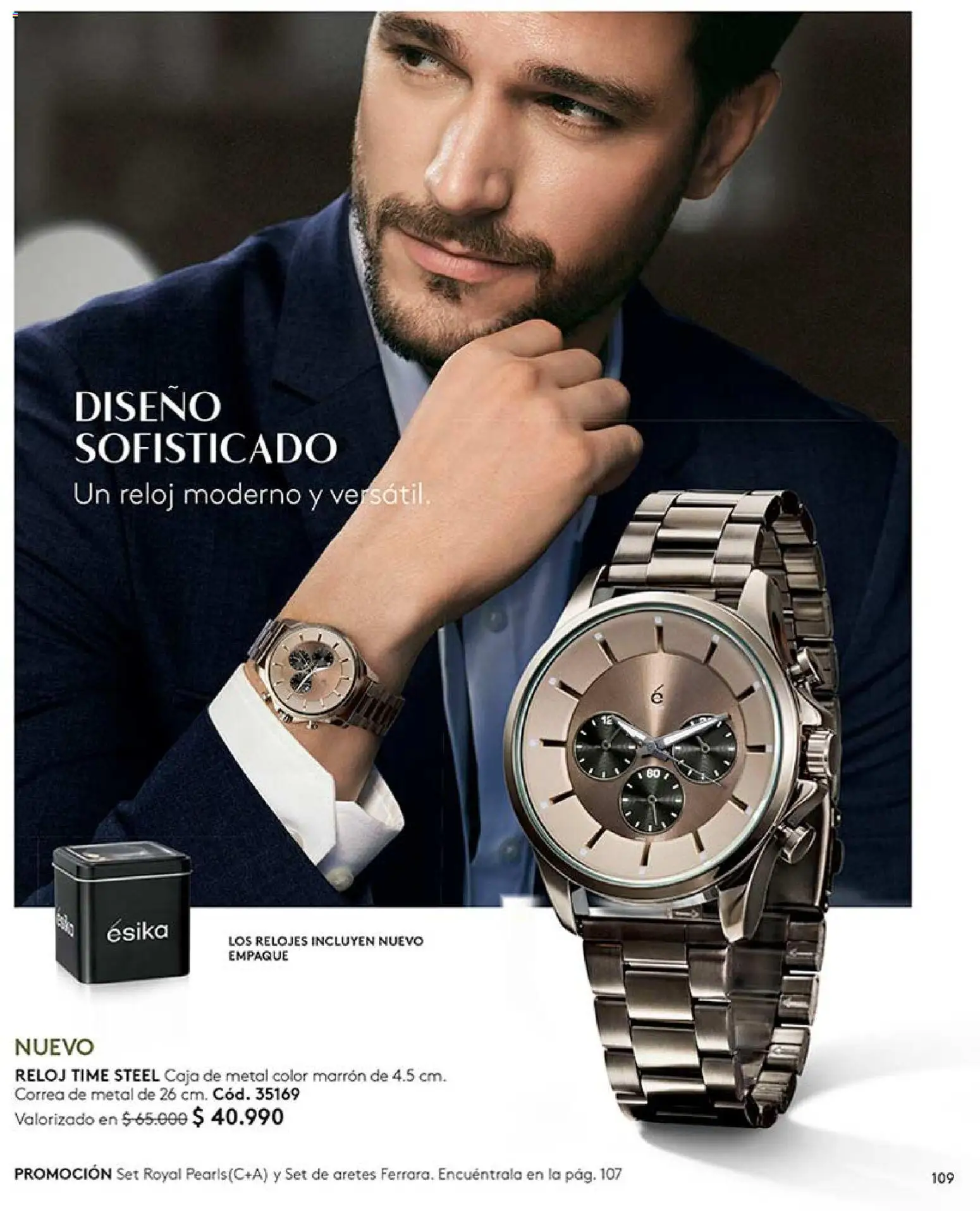 Catálogo Ésika Campaña 11 │ válido desde el 15.06.2026 | Página: 109 | Productos: Caja, Reloj