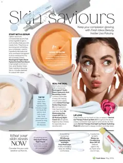 Preview of Woolworths Fresh Ideas magazine - valid from 01.05.2026 | Page: 110 | Products: Mask, Cream, Water, Vitamin
