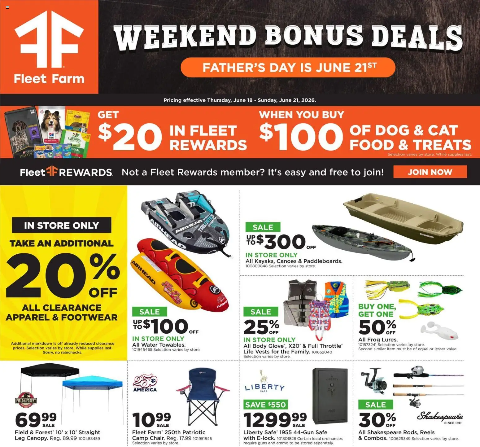 Mills Fleet Farm Weekend Ad - valid from 18.06.2026 | Page: 1