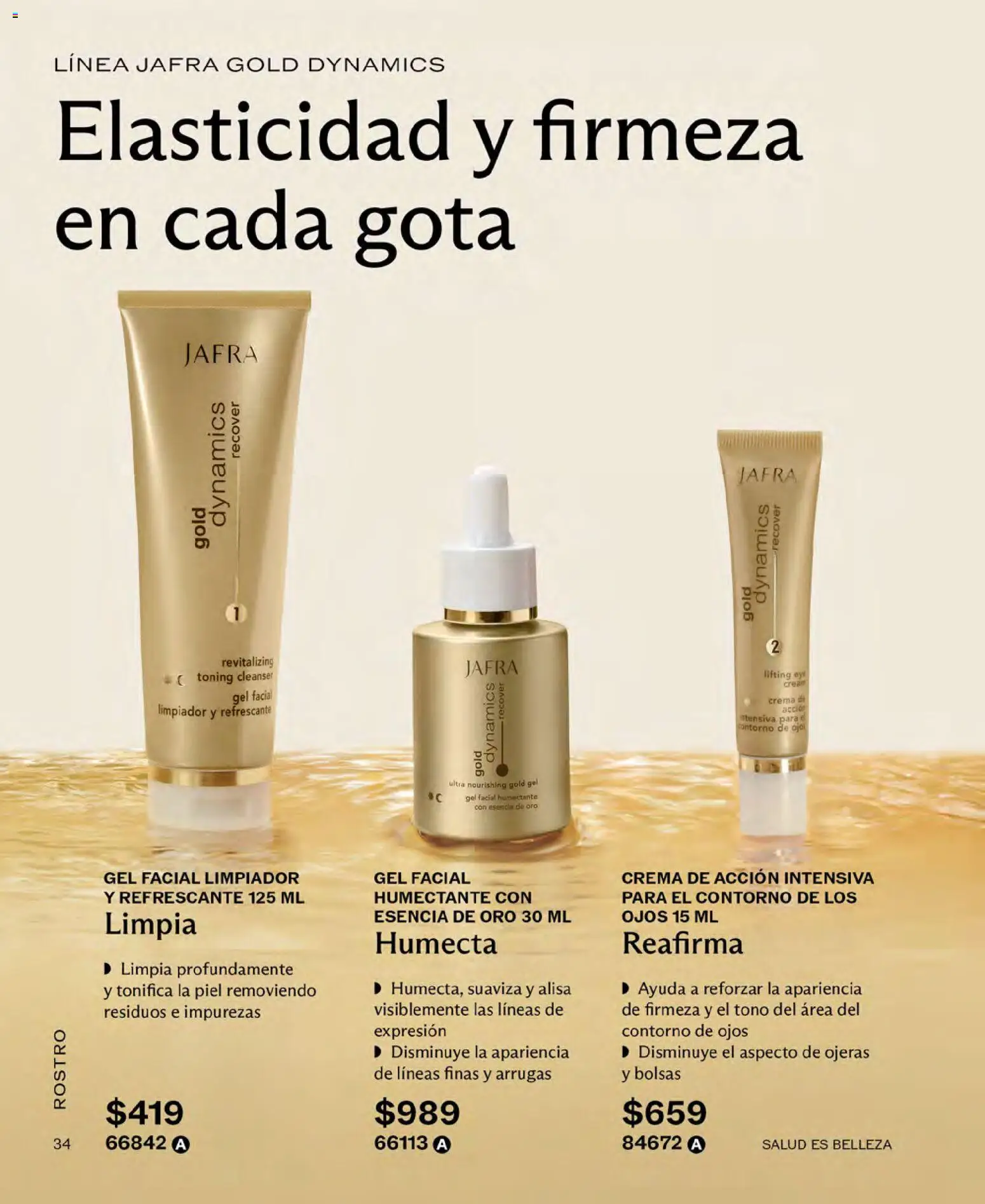 Nuevas ofertas de JAFRA válidas en toda la República Mexicana desde el 01.06.2026. ¡Encuentra las mejores ofertas en JAFRA catálogo! | Página: 34 | Productos: Contorno de ojos, Crema, Contorno, Limpiador