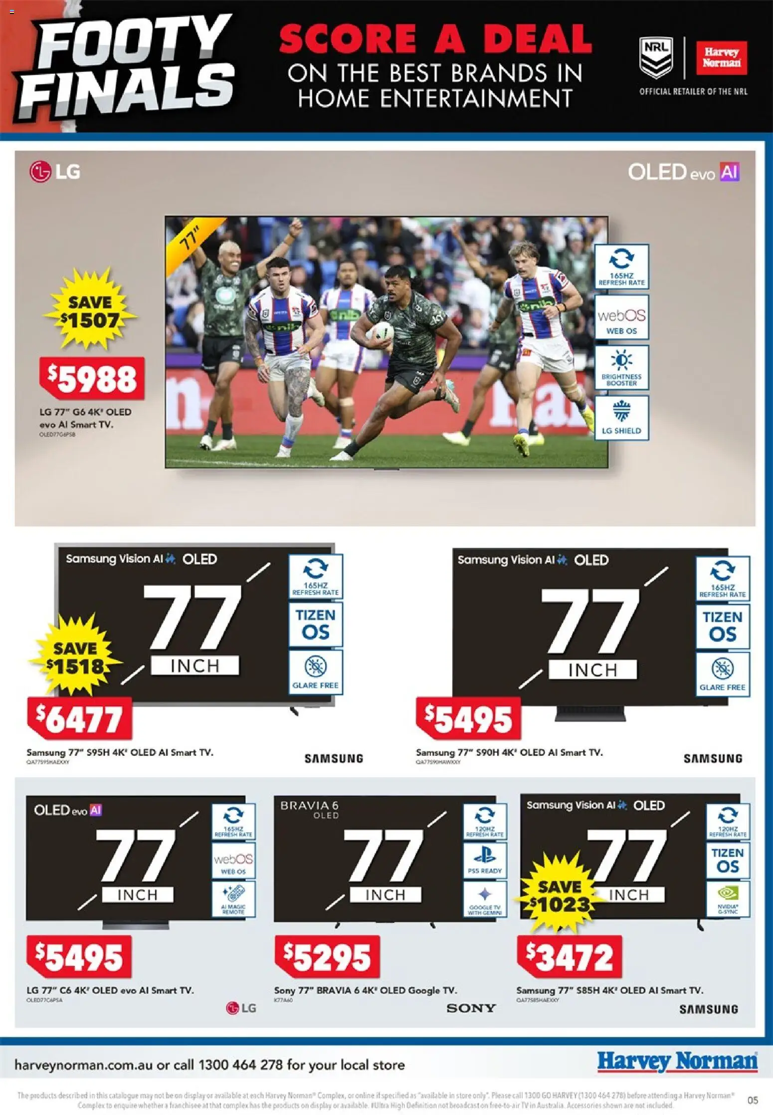 Harvey Norman catalogue - valid from 24/09/2026 | Page: 5 | Products: Accessories, Tv