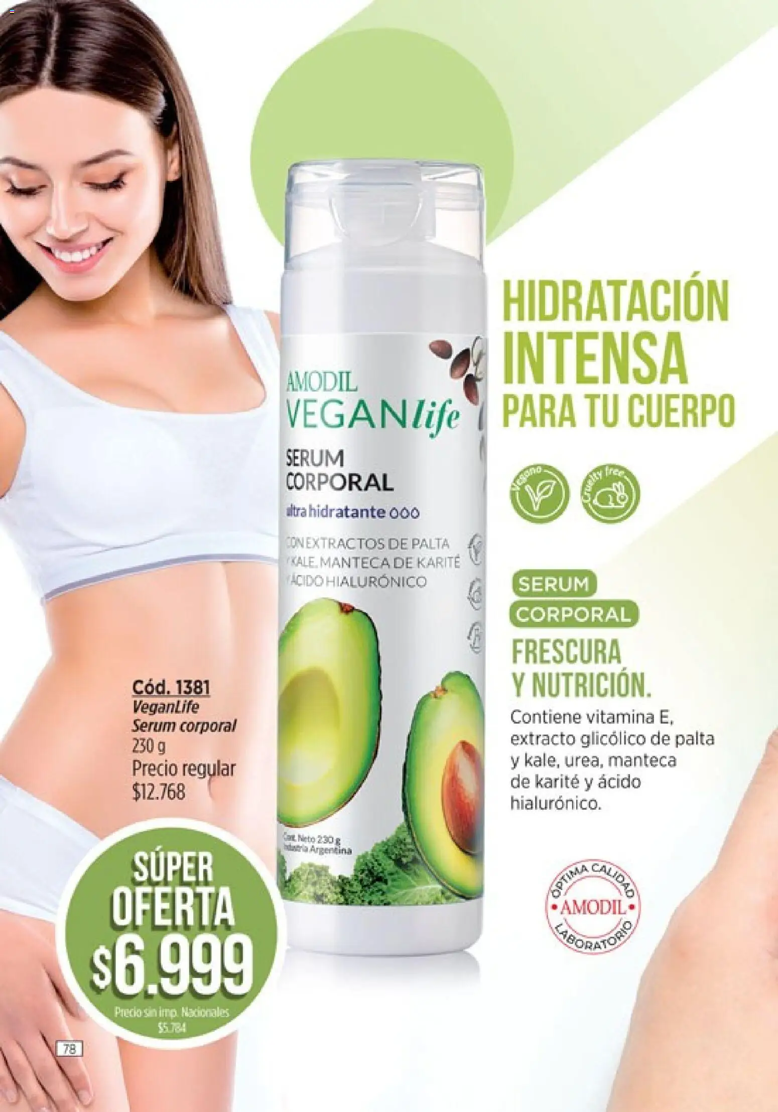 Catálogo Amodil Campaña 16 │ válido desde el 19/09/2026 | Página: 78 | Productos: Manteca de karité, Serum, Palta, Manteca
