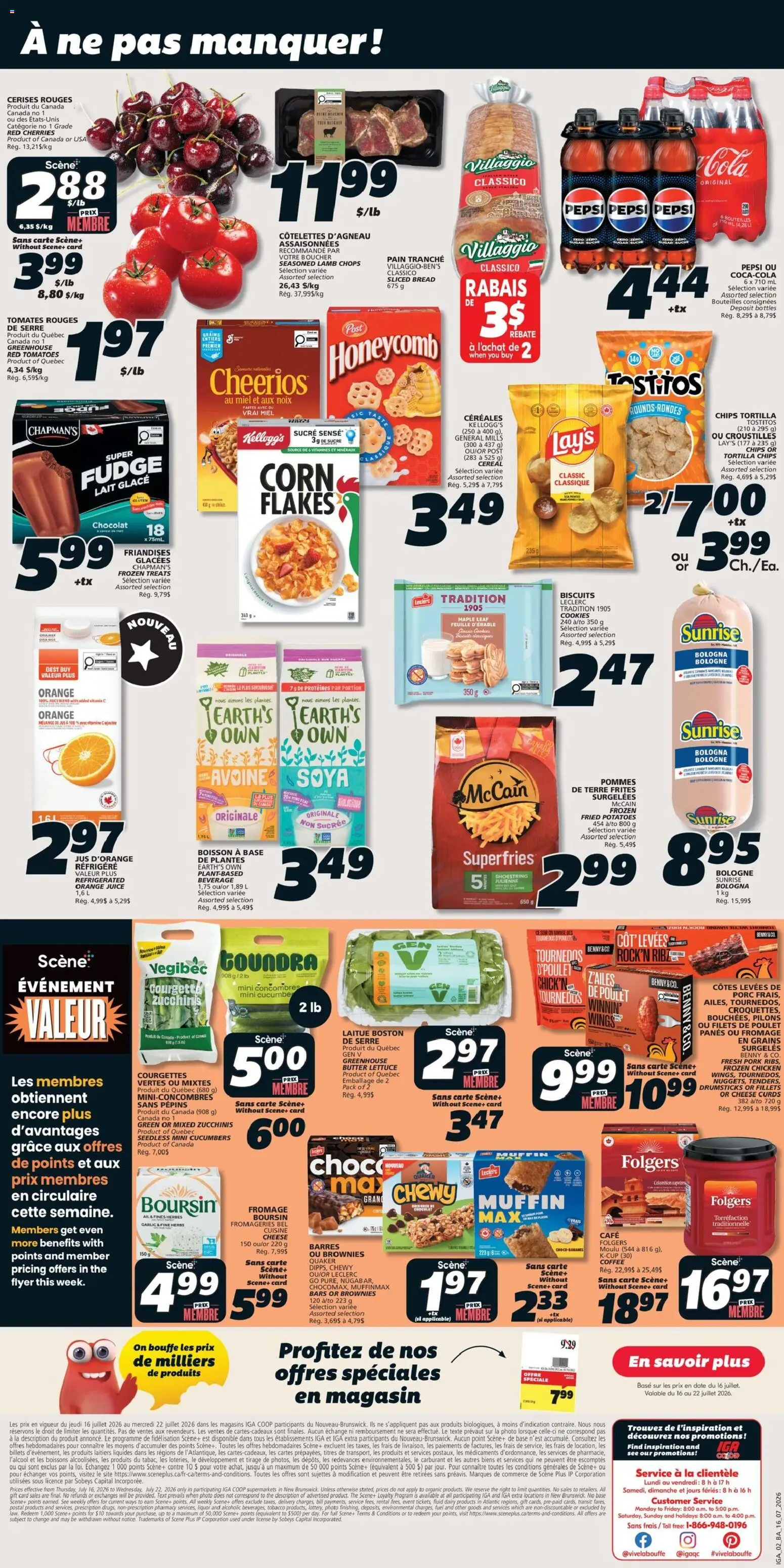 IGA flyer valid from Jul 16, 2026 | Page: 2