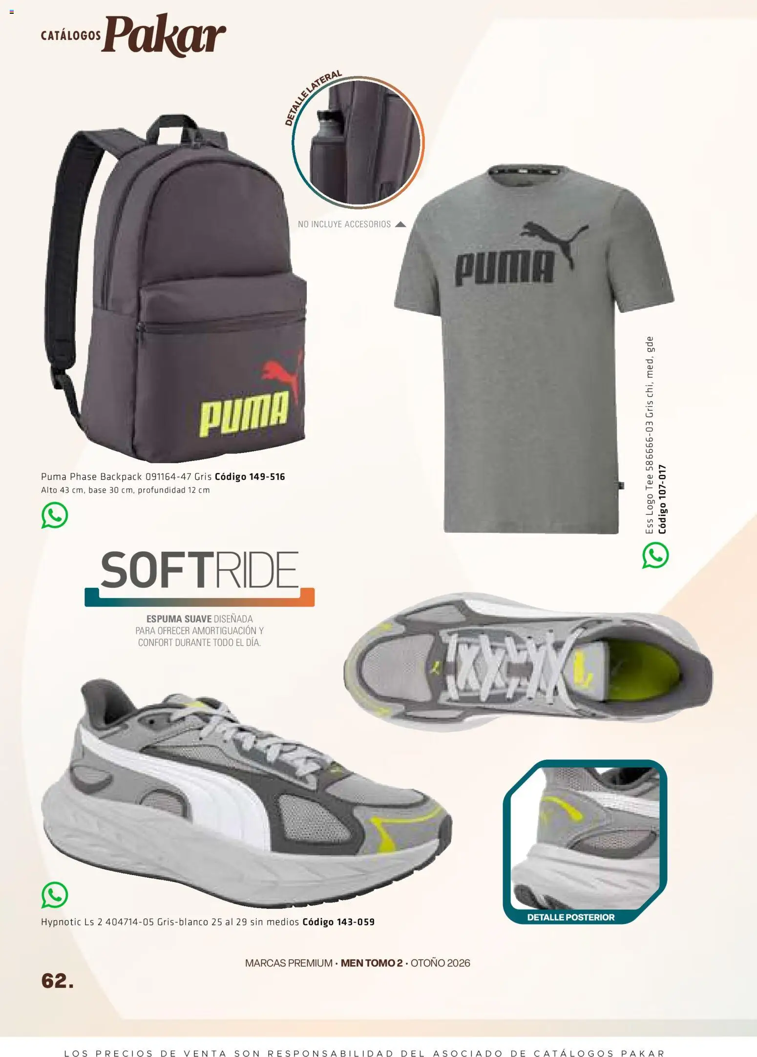 Nuevas ofertas de SC Pakar válidas en toda la República Mexicana desde el 28/08/2026. ¡Encuentra las mejores ofertas en SC Pakar catálogo Premium Men Tomo 2! | Página: 62 | Productos: Espuma