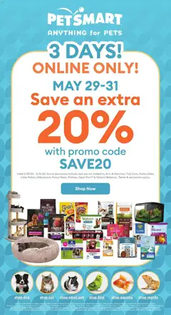 Preview of Petsmart Weekend Flyer from shop Petsmart valid from 29.05.2026