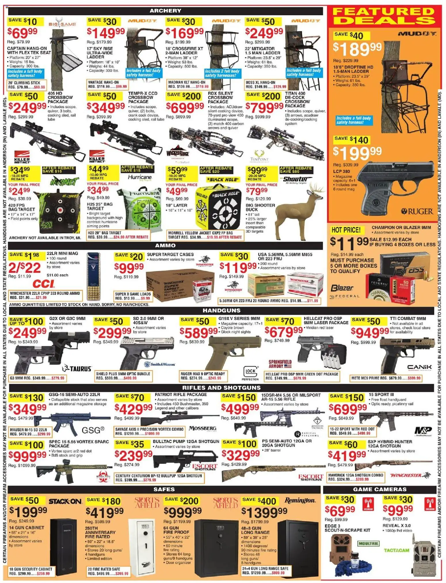 Dunham's Sports Weekly Ad - valid from 07/18/2026 | Page: 13 | Products: Crossbow, Shotgun, Ammo, Rifle
