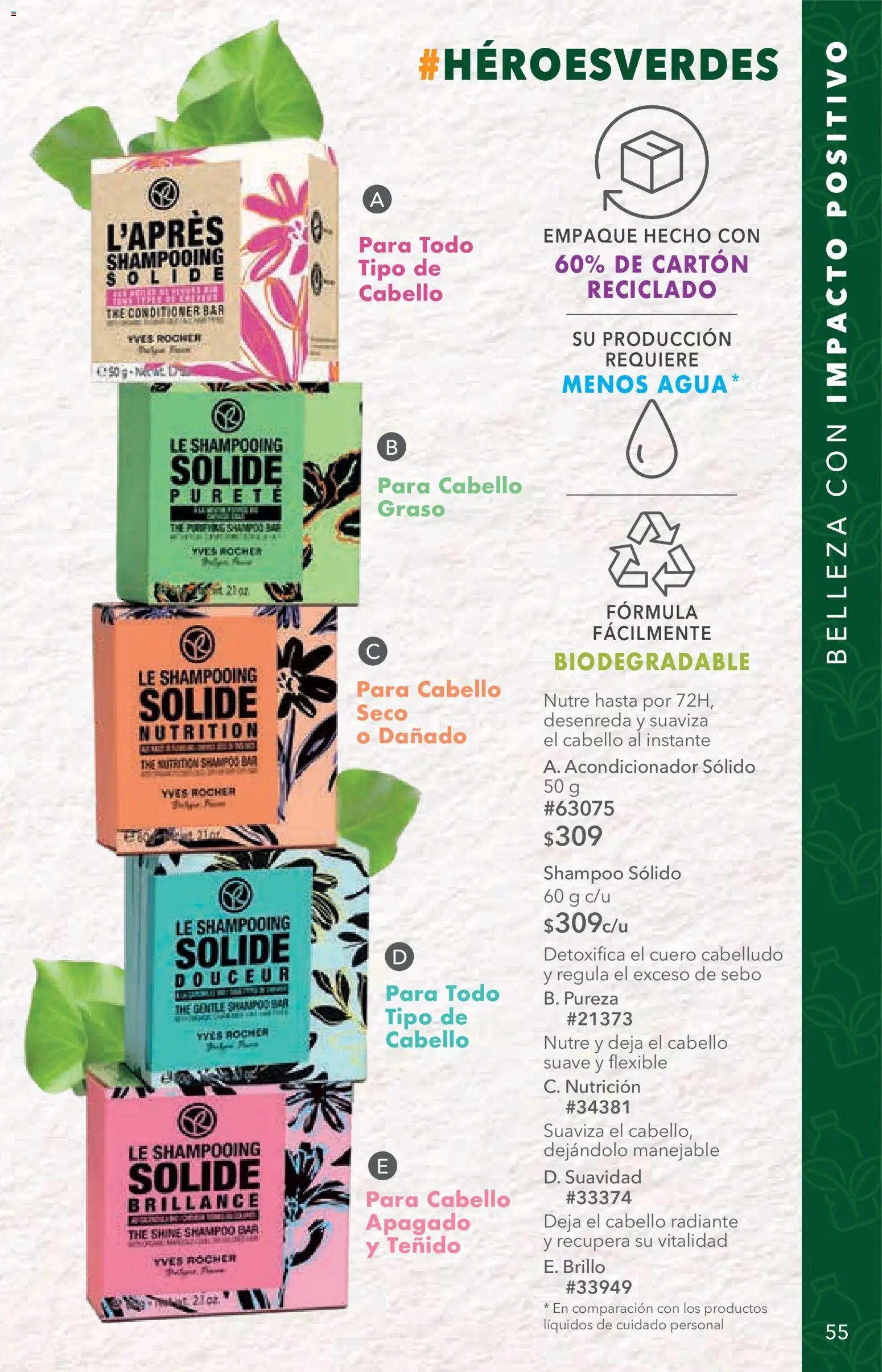 Nuevas ofertas de Yves Rocher válidas en toda la República Mexicana desde el 14/07/2026. ¡Encuentra las mejores ofertas en Yves Rocher campaña 10 2026! | Página: 55 | Productos: Agua, Brillo, Flexible, Acondicionador