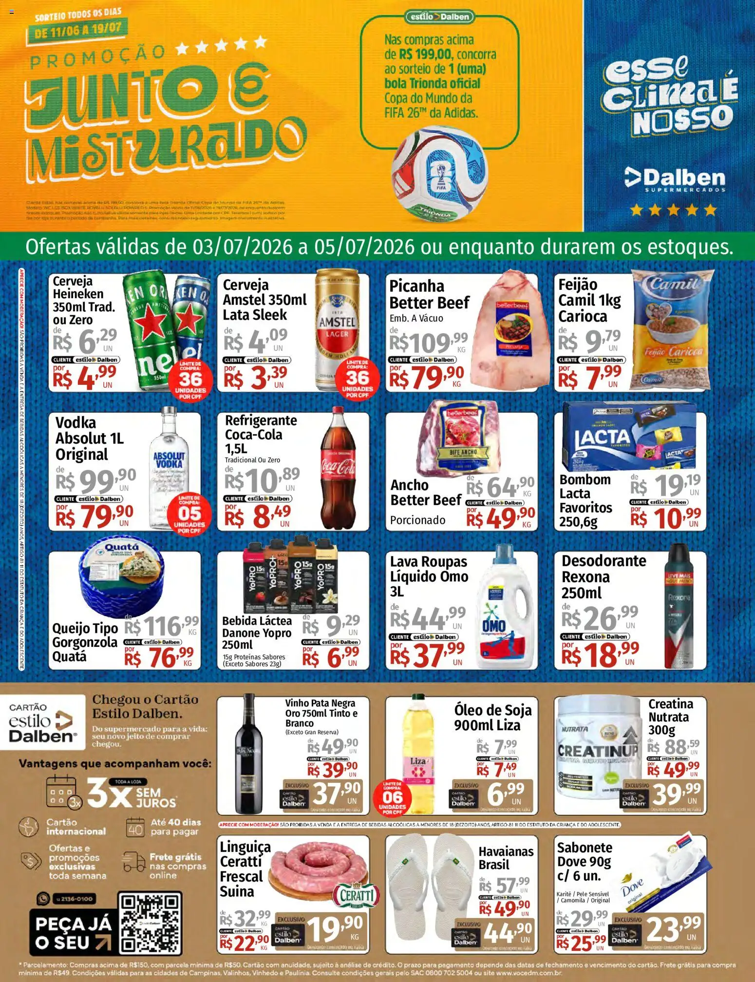 Supermercado Dalben Folheto - válido de 03/07/2026 | Página: 1