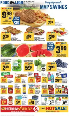 Preview of Food Lion weekly ads valid from 07/29/2026
