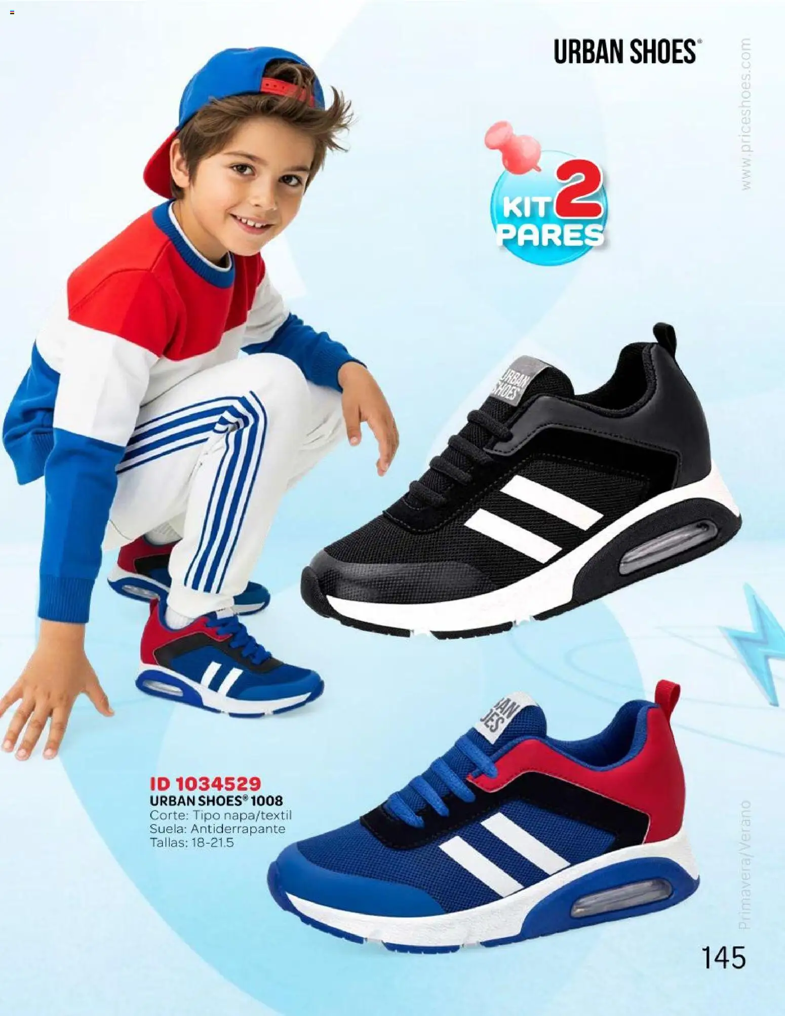 Nuevas ofertas de Price Shoes válidas en toda la República Mexicana desde el 25.04.2026. ¡Encuentra las mejores ofertas en Price Shoes catálogo Kids todo en uno! | Página: 145