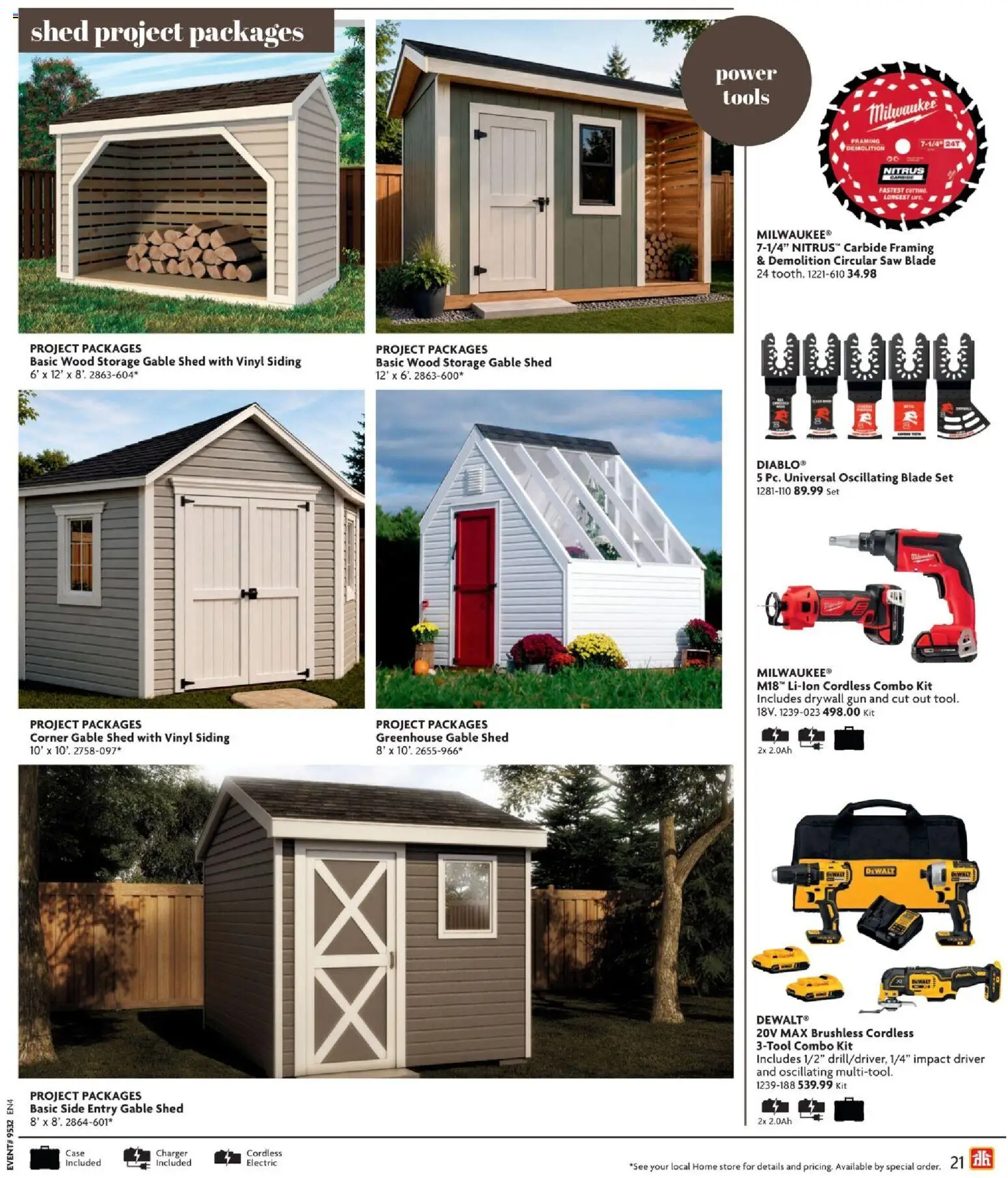 Home Hardware flyer valid from Oct 1, 2026 | Page: 21 | Products: Case, Tools