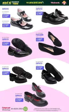 Vista previa de Del Sol y Woolworth catálogo Back To School, nuevo folleto de la tienda, válido en México a partir del 25/06/2026 | Página: 64 | Productos: Mocasín