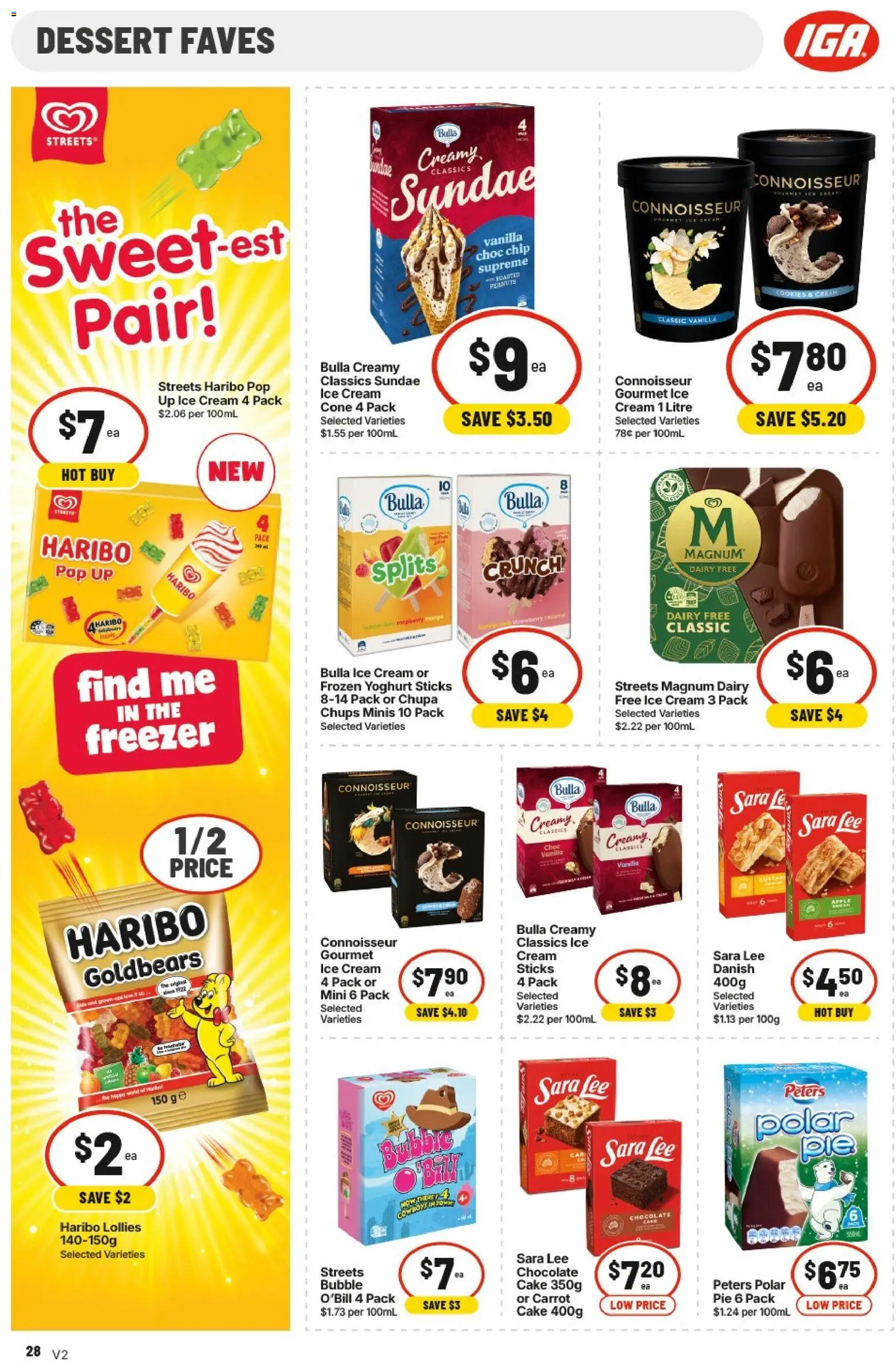 IGA catalogue - valid from 20.05.2026 | Page: 32 | Products: Chocolate, Lollies, Cream, Ice cream
