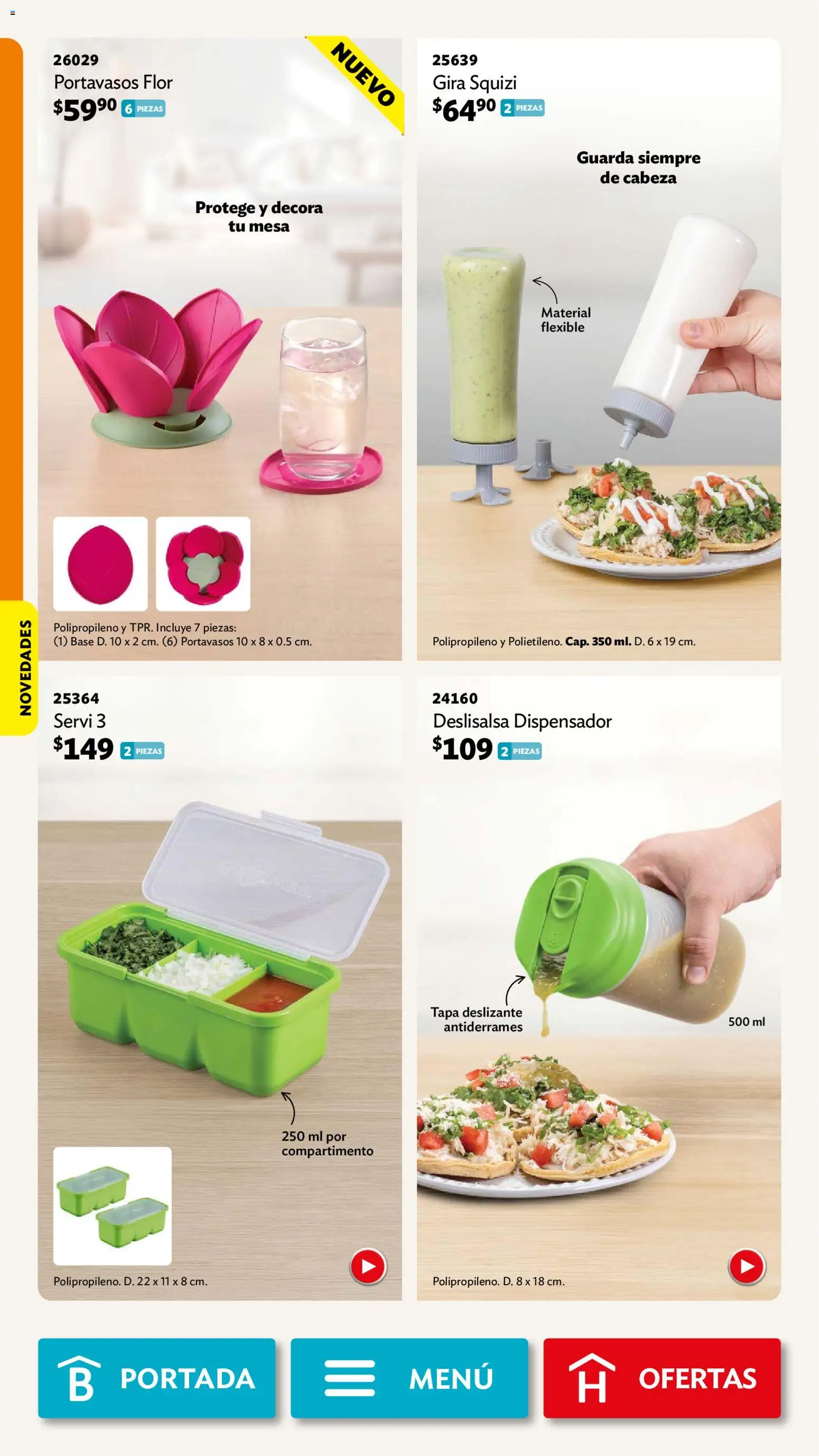 Nuevas ofertas de Betterware válidas en toda la República Mexicana desde el 01.06.2026. ¡Encuentra las mejores ofertas en Betterware campaña 6 2026! | Página: 56