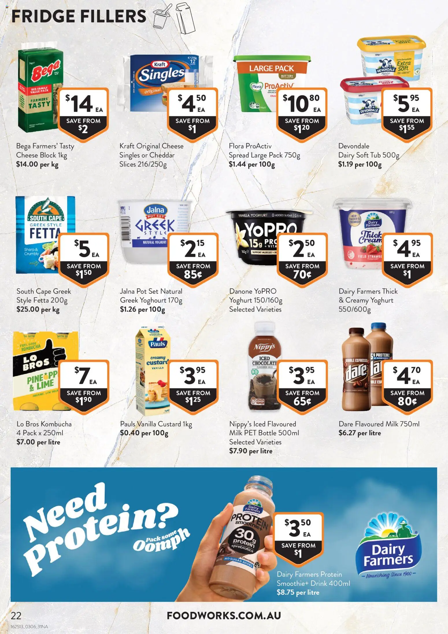 Foodworks catalogue - valid from 03.06.2026 | Page: 22 | Products: Dairy, Cheese, Cream, Sugar