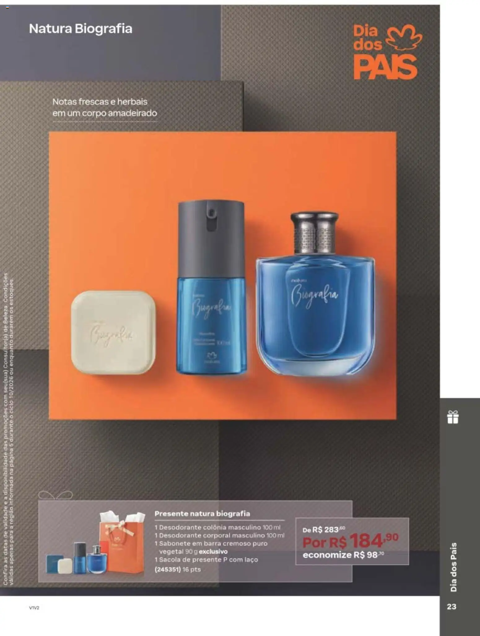 Natura Folheto - válido de 22/06/2026 | Página: 23 | Produtos: Desodorante, Sabonete