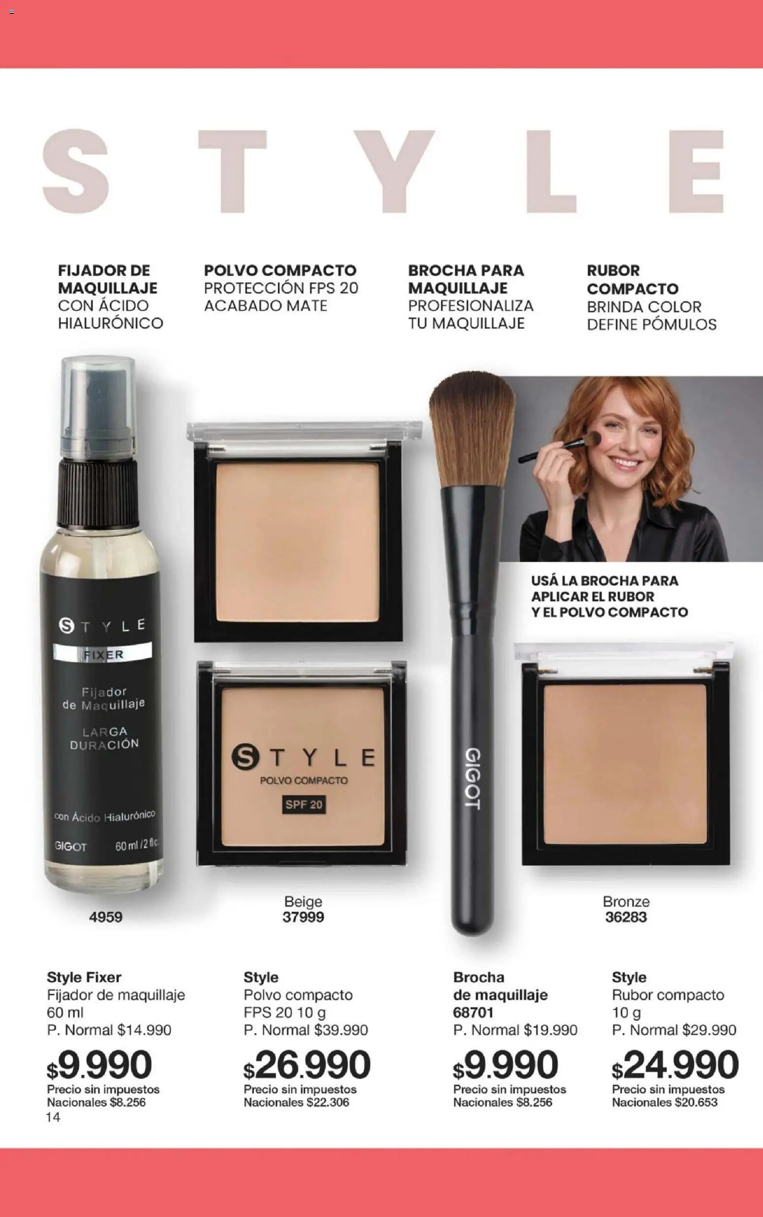Gigot - CAMPAÑA 13 │ válido desde el 23/08/2026 | Página: 20 | Productos: Mate, Maquillaje, Rubor, Polvo compacto