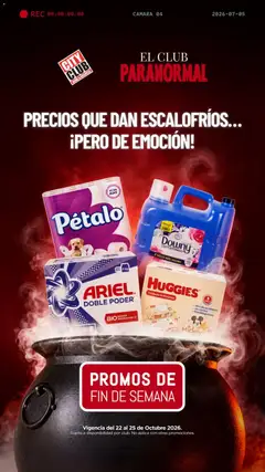 Vista previa de City Club catálogo Promos de fin de semana, nuevo folleto de la tienda, válido en México a partir del 22/10/2026