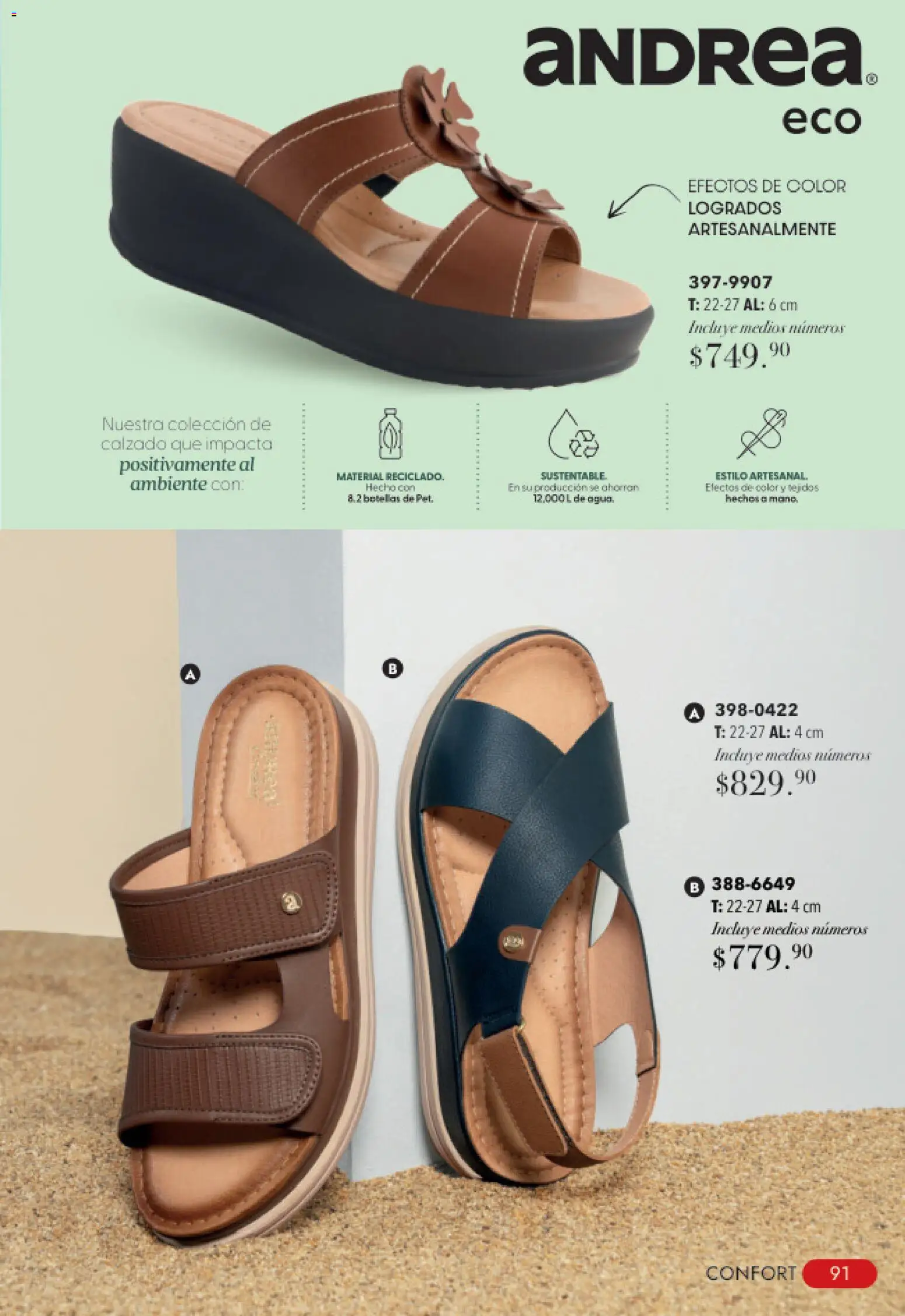 Nuevas ofertas de Andrea válidas en toda la República Mexicana desde el 23/08/2026. ¡Encuentra las mejores ofertas en Andrea catálogo Tropical! | Página: 91