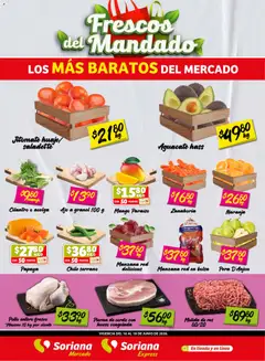 Vista previa de Soriana Frescos del Mandado Mercado: Sonora y Sinaloa, nuevo folleto de la tienda, válido en México a partir del 16.06.2026