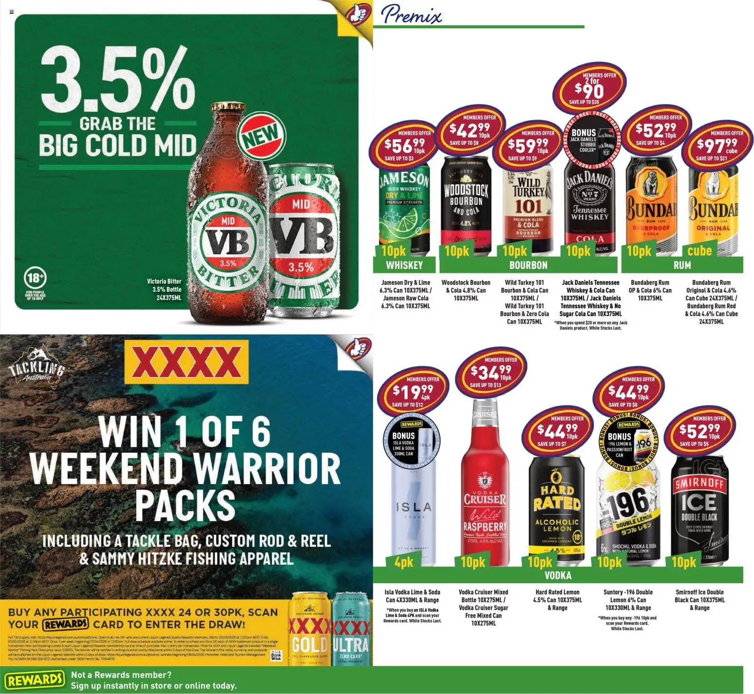 Liquor Legends catalogue - valid from 25.03.2026 | Page: 6 | Products: Bourbon, Rum, Sugar, Lime
