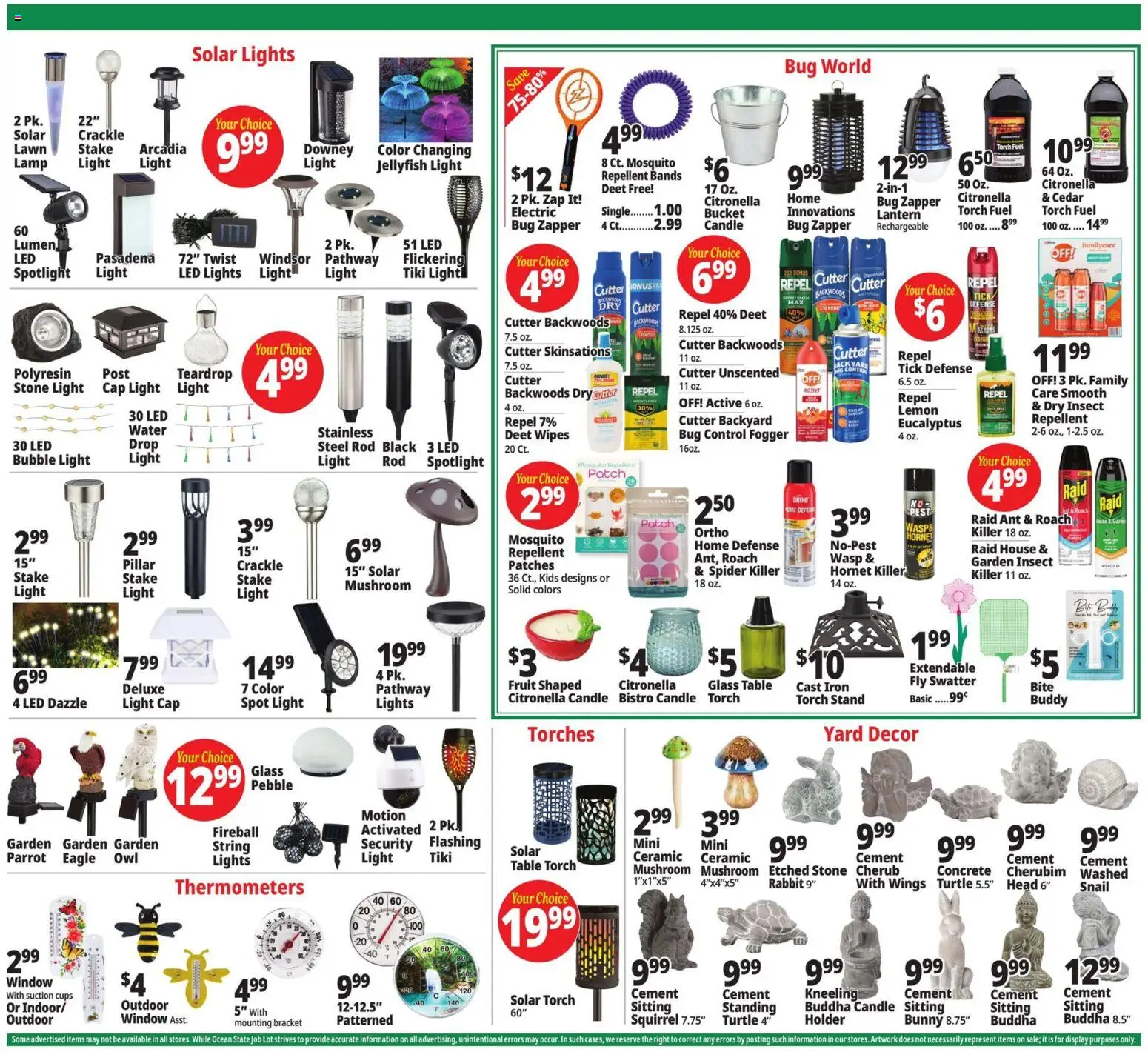 Ocean State Job Lot Weekly Ad - MA - valid from 08/13/2026 | Page: 6 | Products: Rabbit, Table, Lamp, Lemon