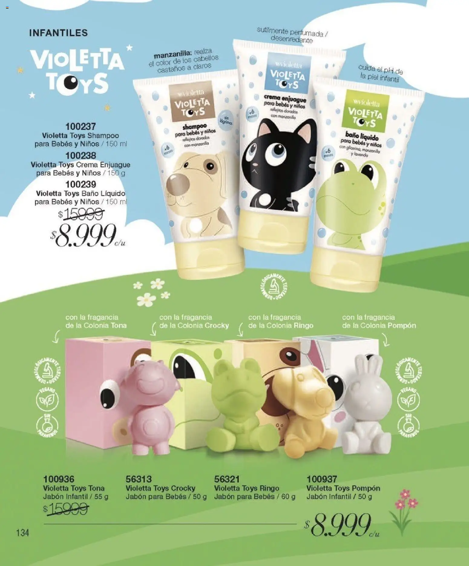 Violetta - Violetta Cosméticos │ válido desde el 18/03/2026 | Página: 134 | Productos: Fragancia, Shampoo, Jabón, Crema
