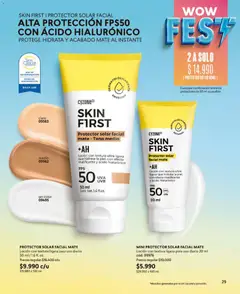 Catálogo CyZone Campaña 10 válido desde el 01.06.2026 | Página: 29 | Productos: Loción, Mate, Protector solar