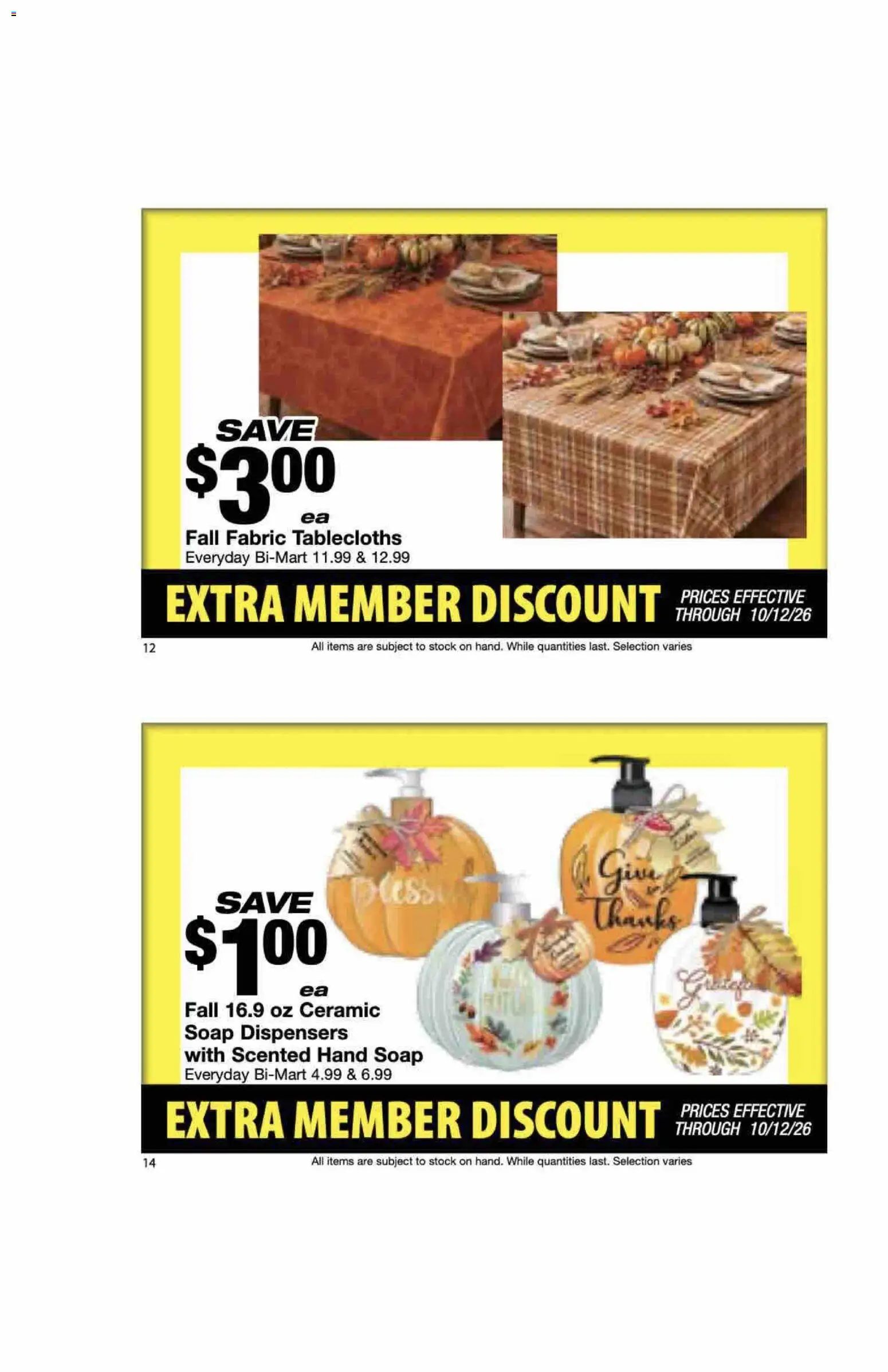 Bi-Mart Extra Member Discount Book - valid from 09/28/2026 | Page: 8 | Products: Soap