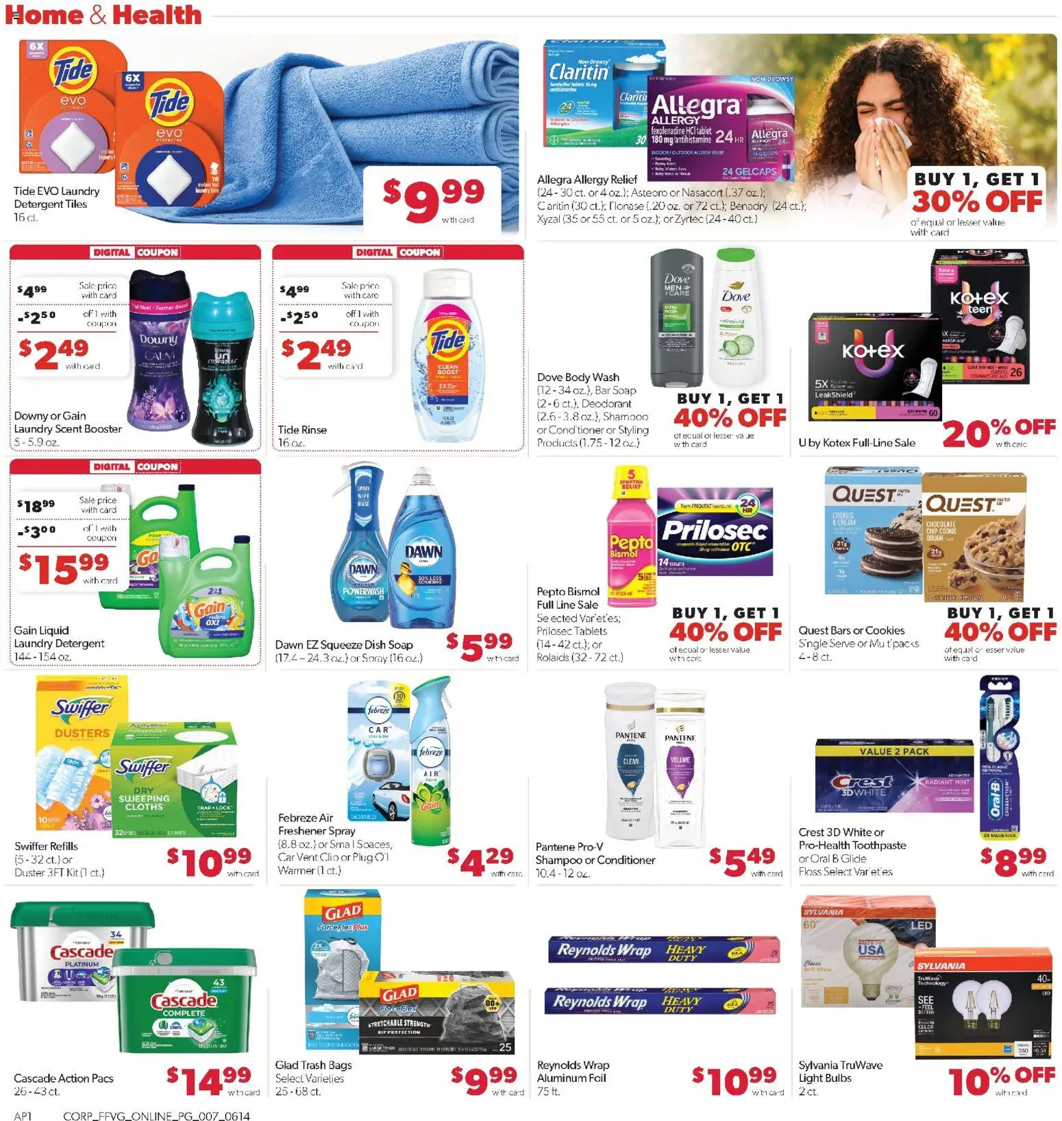 Family Fare Weekly Ad - MI - valid from 14.06.2026 | Page: 13 | Products: Conditioner, Detergent, Bar Soap, Body Wash