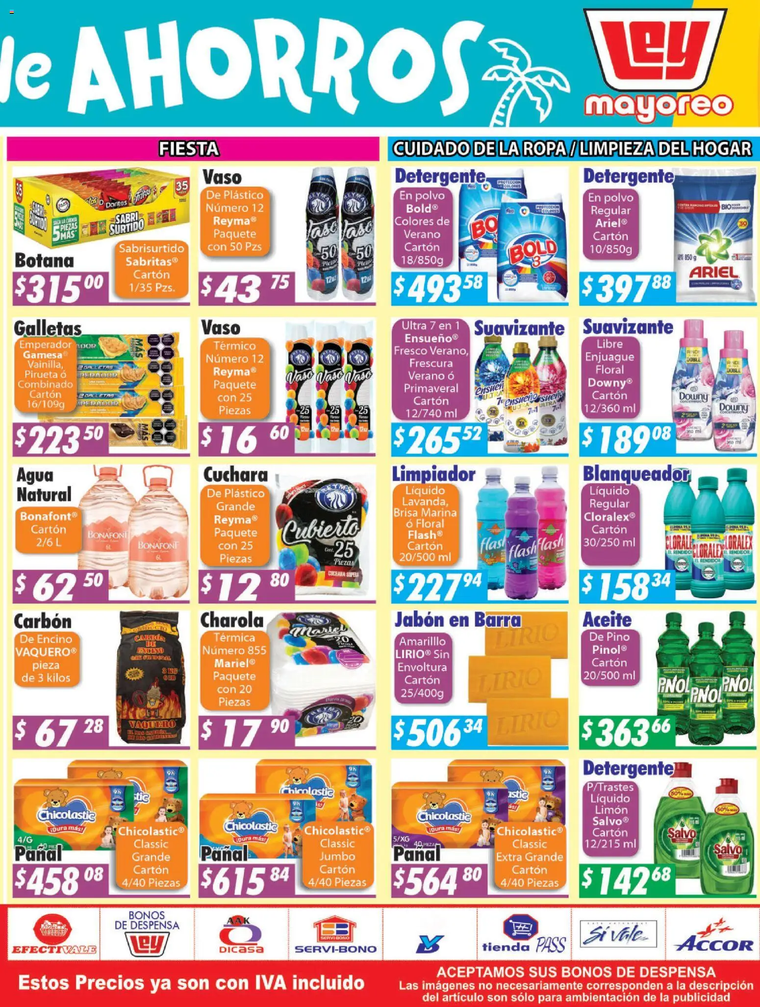 Nuevas ofertas de Casa Ley válidas en toda la República Mexicana desde el 10/08/2026. ¡Encuentra las mejores ofertas en Casa Ley folleto Sinaloa! | Página: 6 | Productos: Agua, Barra, Cuchara, Polvo
