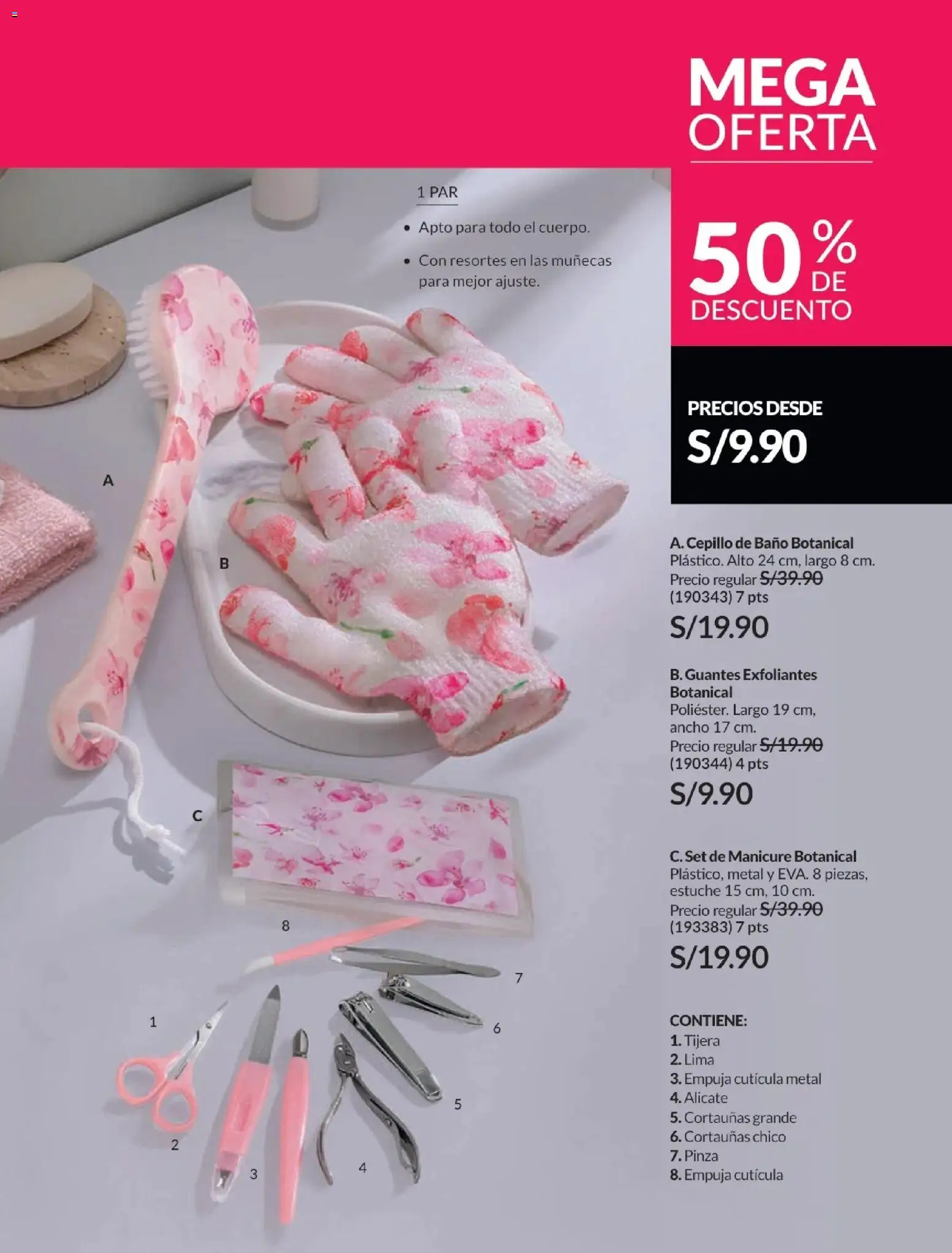 Catálogo Avon válido desde 24.05.2026 | Página: 245 | Productos: Baño, Guantes