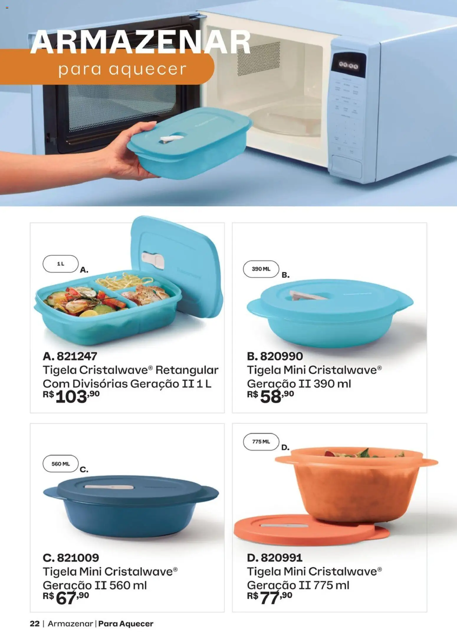 Tupperware Folheto - válido de 01/08/2026 | Página: 22 | Produtos: Tigela